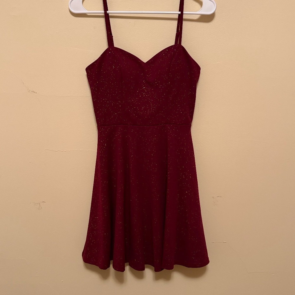 Maroon Dress